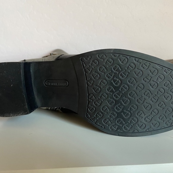 Suede & Leather Riding Boots - Picture 7 of 11